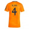 Real Madrid David Alaba #4 Bortatröja Dam 2024-25 Korta ärmar